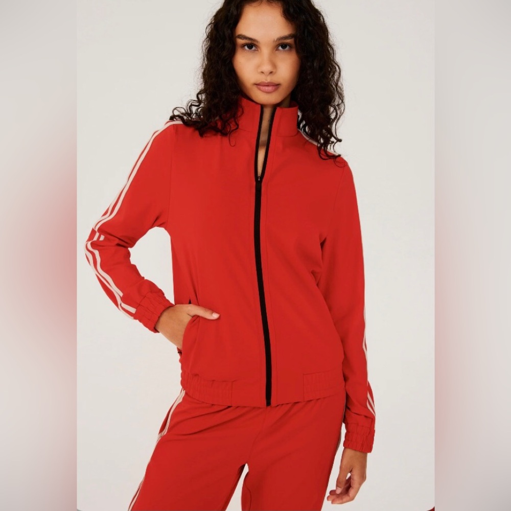 Splits59 FOX TECHFLEX JACKET, Blood Orange/Stone, Medium, NWT
